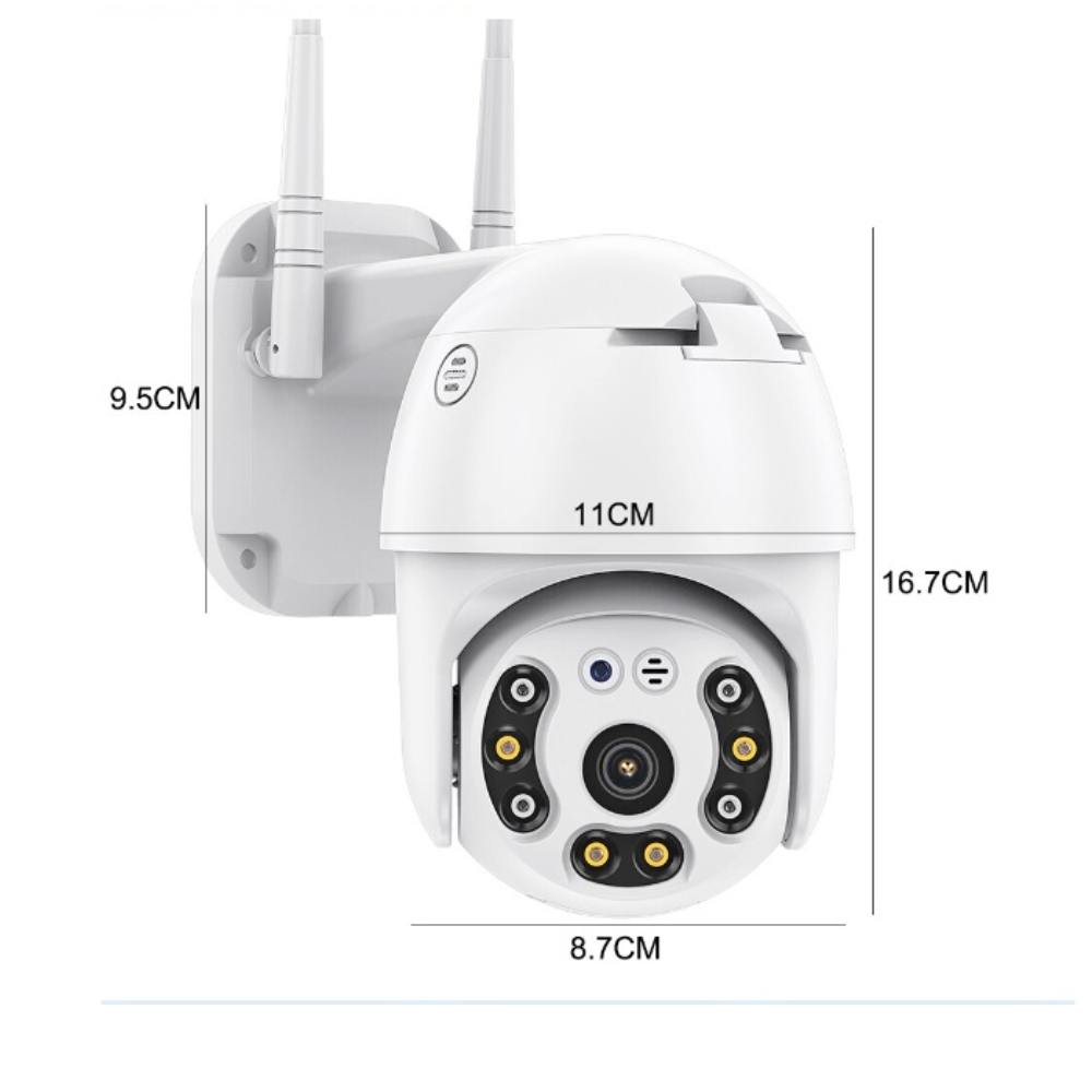 Camera de Supraveghere WiFi Exterioara Rotativa cu Senzor Miscare - Protectie Impermeabila IP65 - 16