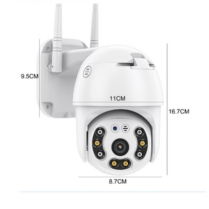 Camera de Supraveghere WiFi Exterioara Rotativa cu Senzor Miscare - Protectie Impermeabila IP65 - 16