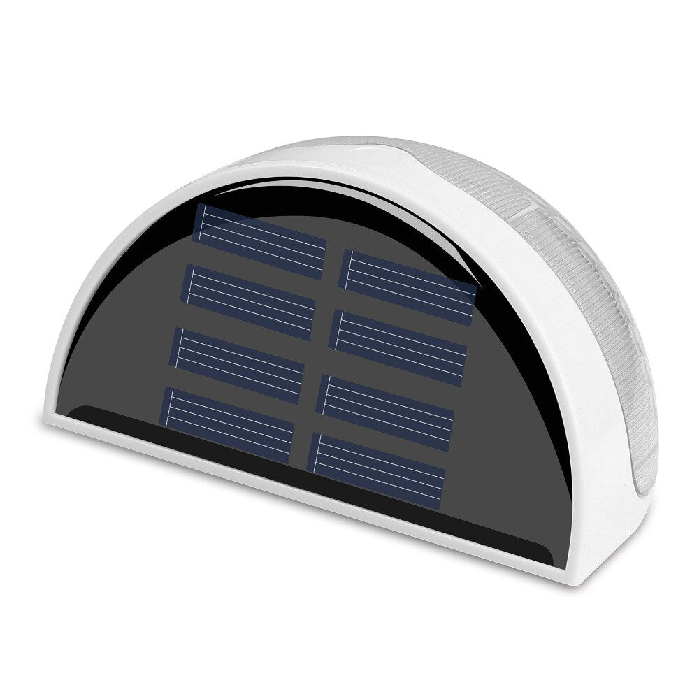 Set 2 Lampi Solare LED cu Senzor Lumina pentru Exterior - Iluminat Ecologic Perete/Gard