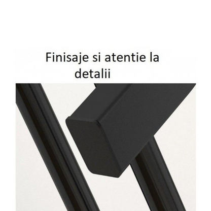 Organizator Dublu pentru Haine - 40 Umerase + Suport Pantofi - Otel Inoxidabil Anti-Coroziv