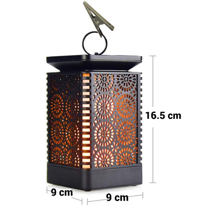 Lampa Solara cu Efect de Flacara - Iluminat Decorativ pentru Gradina si Curte