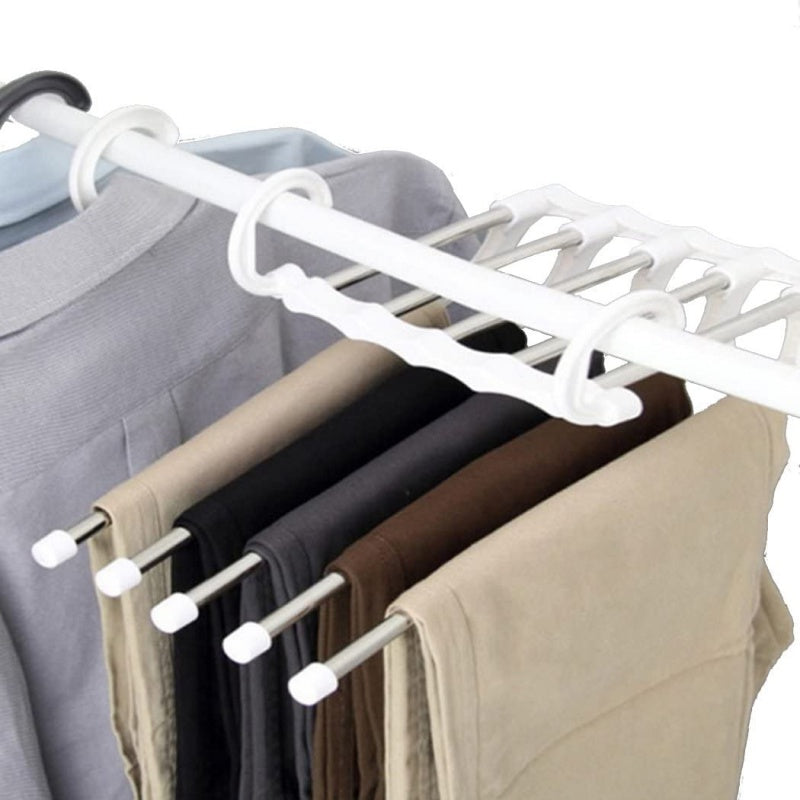 Set 2 Umerase Organizatoare pentru Pantaloni - Economiseste Spatiu in Dulap