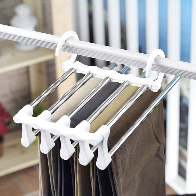Set 2 Umerase Organizatoare pentru Pantaloni - Economiseste Spatiu in Dulap - 11