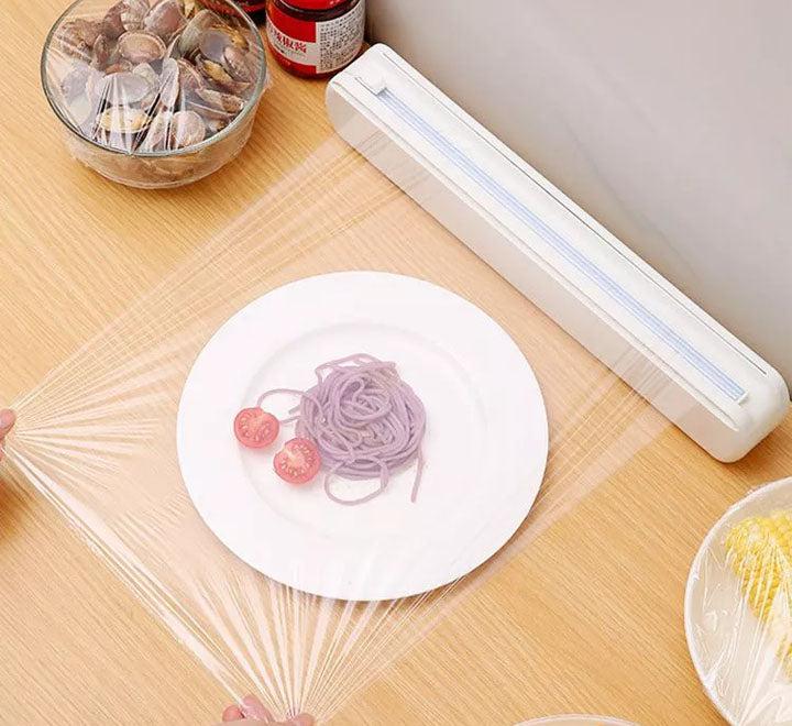 Dispenser Folie Alimentara Stretch cu Ventuze si Lama Taiere - 30cm Max