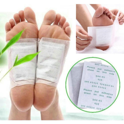 Set 2 Cutii Plasturi Kinoki Detoxifianti cu Turmalina - Eliminare Naturala Toxine