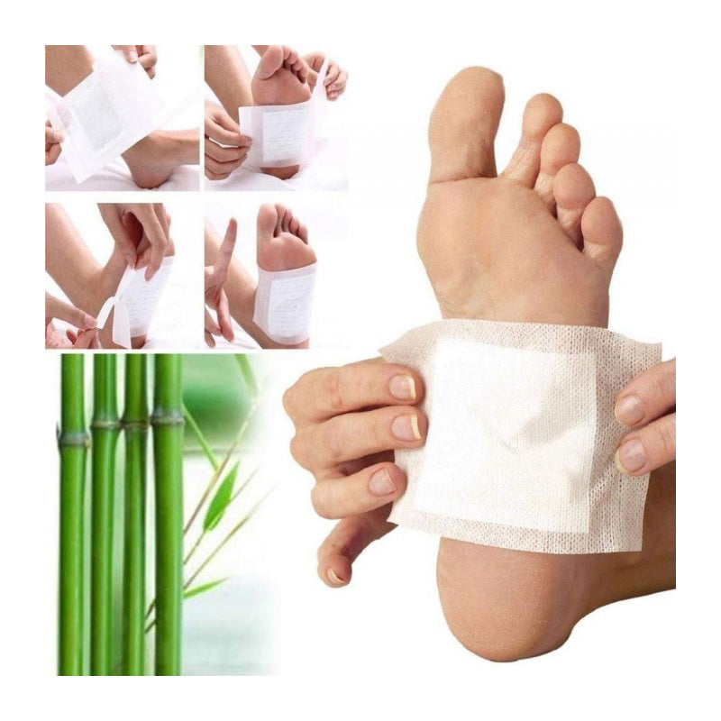 Set 2 Cutii Plasturi Kinoki Detoxifianti cu Turmalina - Eliminare Naturala Toxine