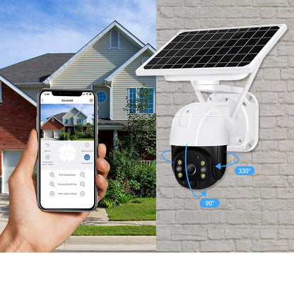 Camera Supraveghere Solara Autonoma WiFi 3MP - Rotire 360° cu Viziune Nocturna si Aplicatie Mobila - 11