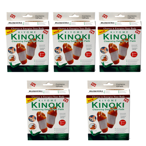 Set 100 Plasturi Detox Kinoki - Detoxifiere Naturala cu Plante | Eliminare Toxine