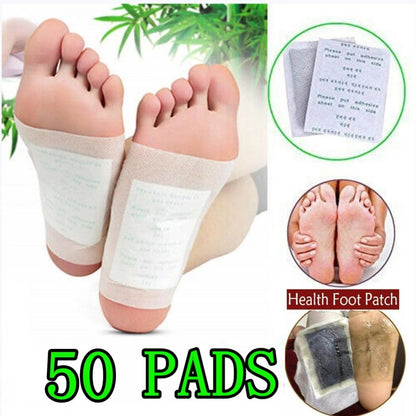 Set 5 Cutii Plasturi Detoxifiere Kinoki - Eliminare Toxine Naturala prin Talpi