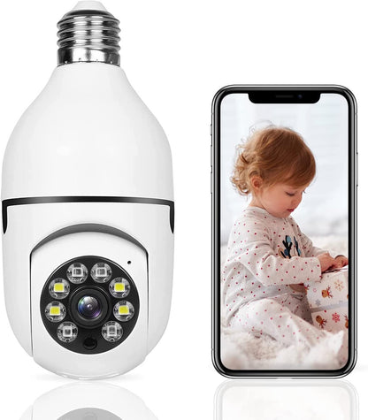 Camera de Supraveghere WiFi Tip Bec cu Rotire 355° Full HD - Senzor de Miscare PIR si Audio Bidirectional - 11
