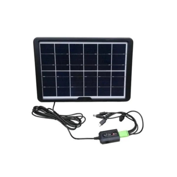 Sistem de Iluminat Solar GDPLUS - Kit Portabil cu 3 Becuri LED si Cablu 5-in-1 pentru Camping si Situatii de Urgenta