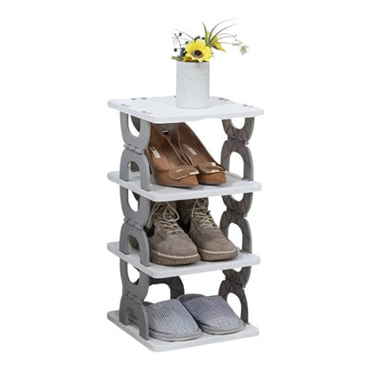 Pantofar din Inox cu 5 Rafturi - Suport Premium pentru Organizarea Pantofilor