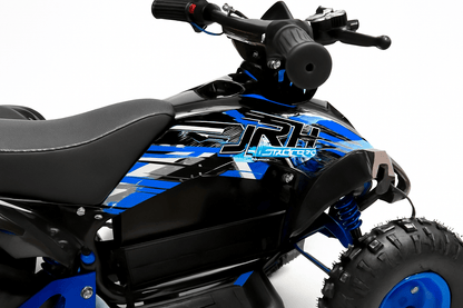 Atv electric 800W, viteza limitata de 25 km/h, Automată, albastru