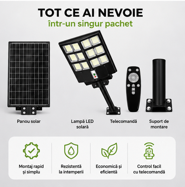 Lampa Solara 600W