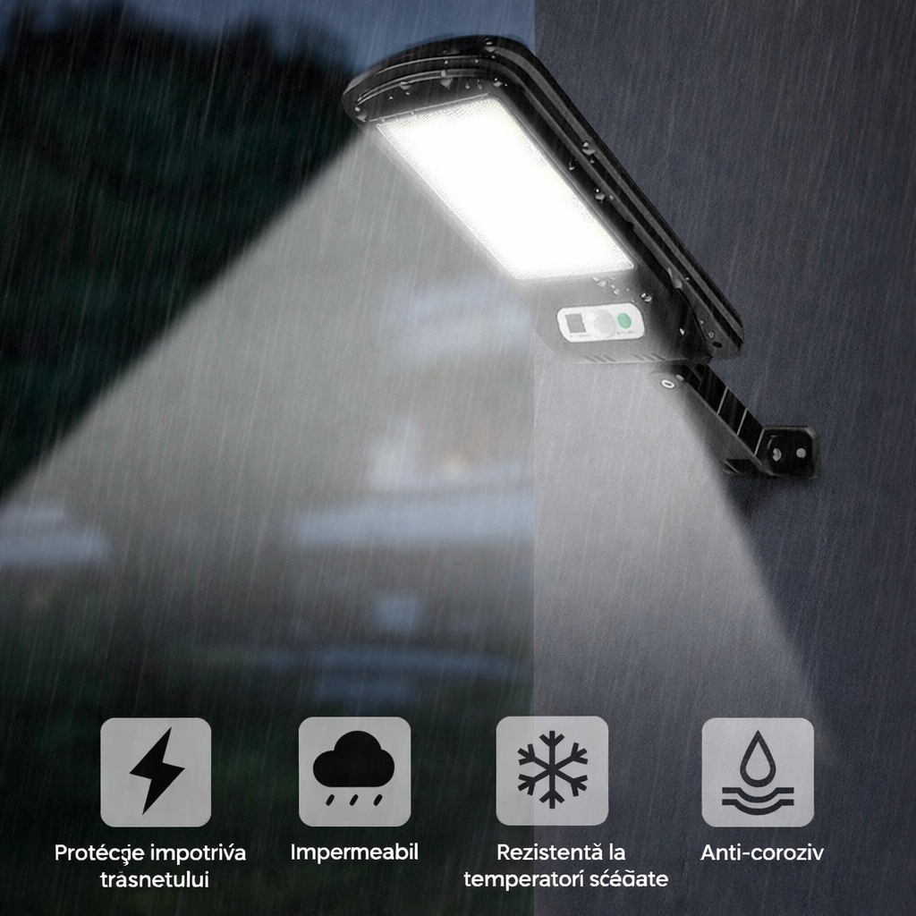 Set 5 x Proiector LED Solar COB cu Senzor de Mișcare