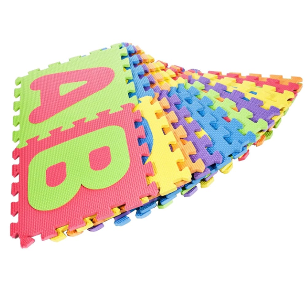 Covor Puzzle Educațional cu Alfabet – 26 Piese din Spumă EVA,