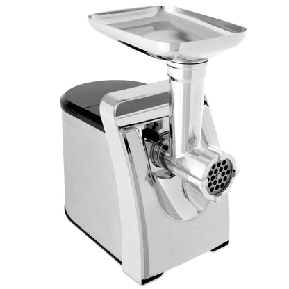 Mașină de tocat carne electrică JRH din inox – Putere mare, 3 site de tocare, accesorii cârnați