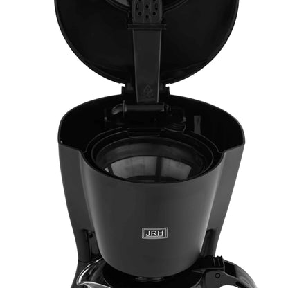 Filtru de cafea JRH, Putere 550-650W, Capacitate 600ml, Functie mentinere la cald, Functie Anti-Picurare, Functioneaza cu cafea macinata