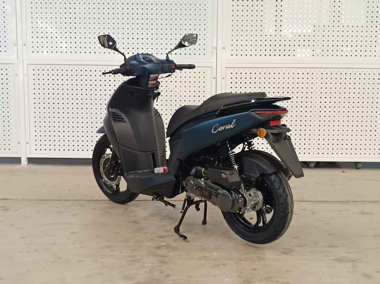 Scuter JRH CORAL 50CC – certificat de înmatriculare, motor EFI, 45 km/h albastru