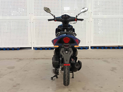 Scuter benzina, motor 50cc, model R9, viteza maxima 45 km/h, albastru