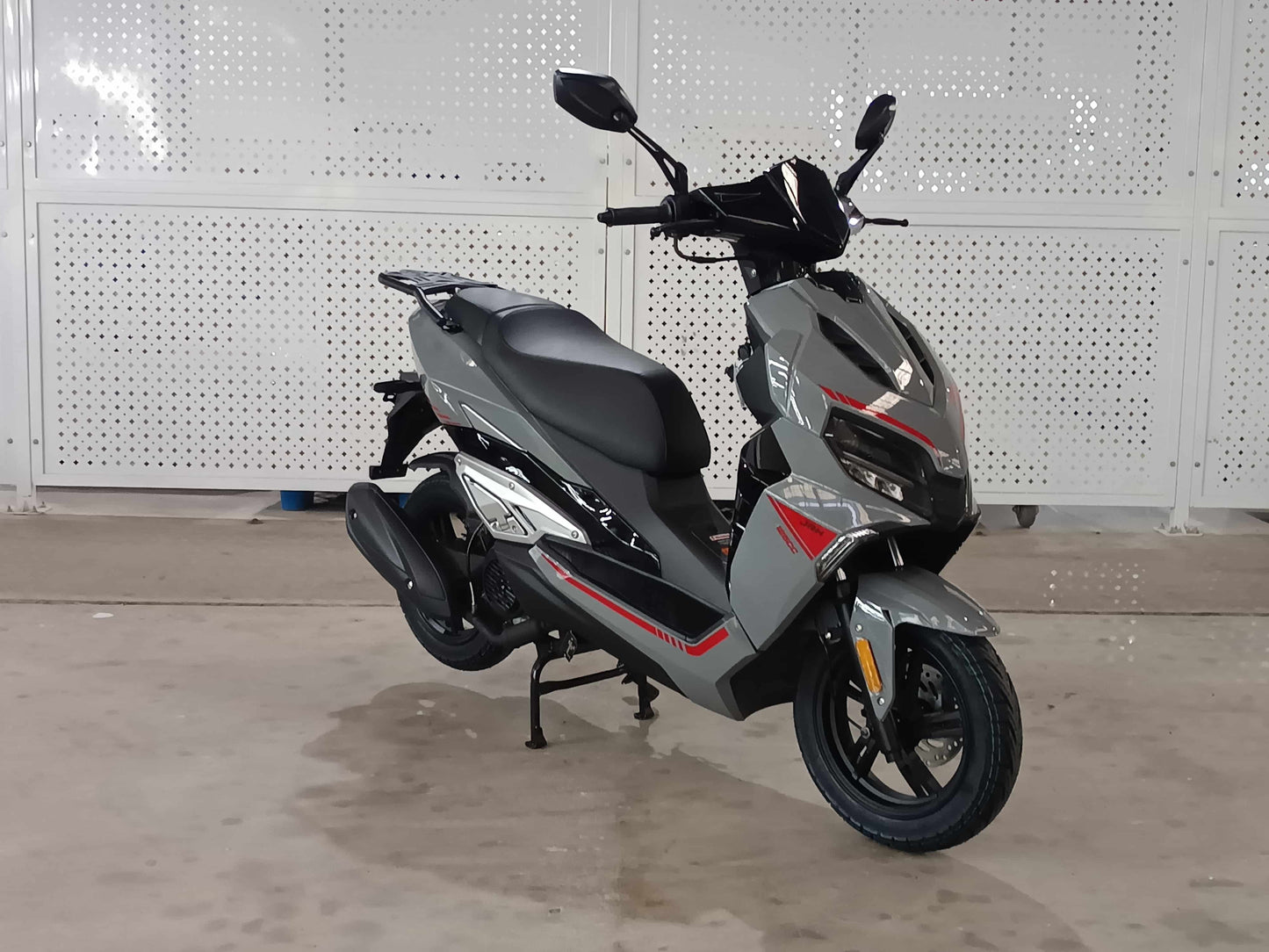 Scuter JRH R9 125CC, viteza 85 km/h, motor EFI, consum redus, gri