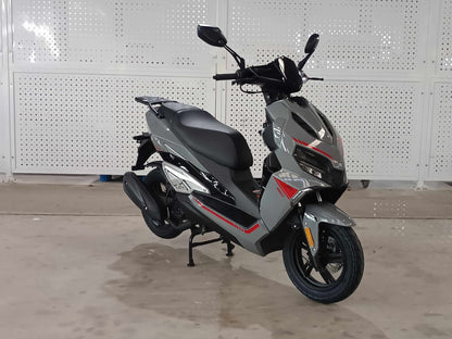 Scuter JRH R9 125CC, viteza 85 km/h, motor EFI, consum redus, gri