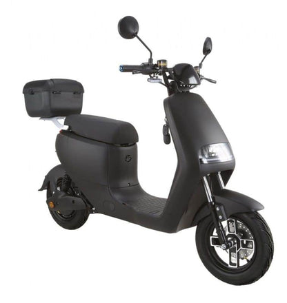 Scuter Electric Negru matt 48V 30Ah 900W – Limitat 25km/h Autonomie 90 km