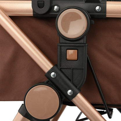 Carucior little bird , cu suspensii , maro 2in 1 transformabil landou-sport