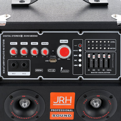 Set boxe active JRH 2321A Microphone wireless 600w.