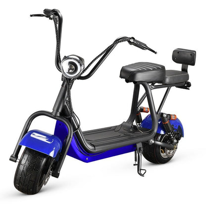 Scuter electric 800W 48V viteza limitata 25 km/h ,rosu negru albastrau galbin fara permis