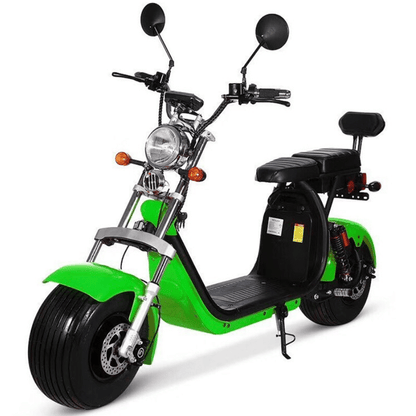 Scuter electric motor 1500w acmulator 20ah 60w JRH, 2 locuri verde, viteaza 25km/h