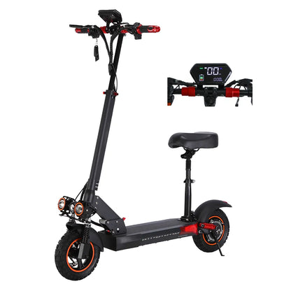 Trotineta electrica T16, viteza 50km/h autonomie 15-40 km , leduri RGB, Negru, bluetooth