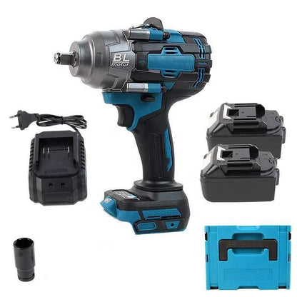 Cheie de Impact JRH 600 Nm Brushless 21V, cu 2 Acumulatori – 1/2″, pentru Roți Auto