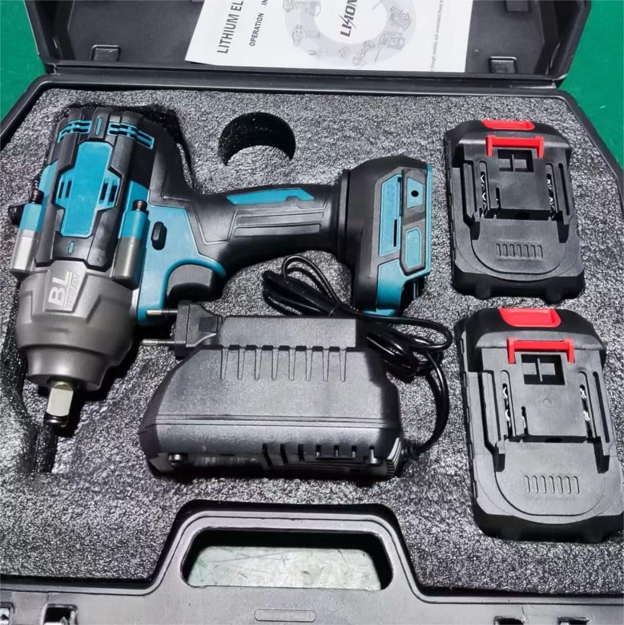 Cheie de Impact JRH 600 Nm Brushless 21V, cu 2 Acumulatori – 1/2″, pentru Roți Auto