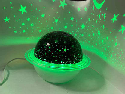 Lampa De Veghe Cu Proiector ,Cu Stele Si Luna, bluetooh
