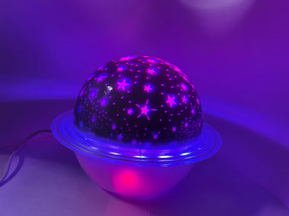 Lampa De Veghe Cu Proiector ,Cu Stele Si Luna, bluetooh