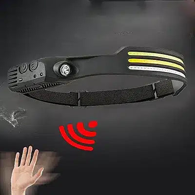 Lanterna de cap profesionala tip LED cu 3 benzi alb,rece si rosu, 1000 lumeni, acumulator 1200mah