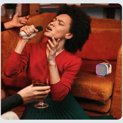 Boxă Cu Microfon Smart JRH – Bluetooth, Karaoke, Compatibilă iOS/Android, Sunet Premium