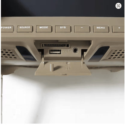 Set 2 Monitoare Auto 7 Inch pentru Tetieră – MP5 Player, Ecran HD, USB/SD, Difuzoare Integrate, Universal, Double DIN