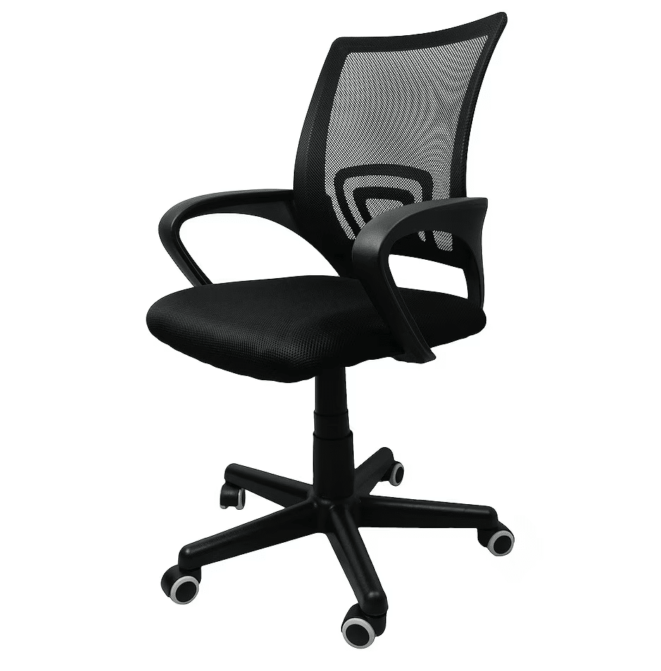Scaun de birou ergonomic JRH, model Criro, Mesh, Negru, reglabil pe înălțime