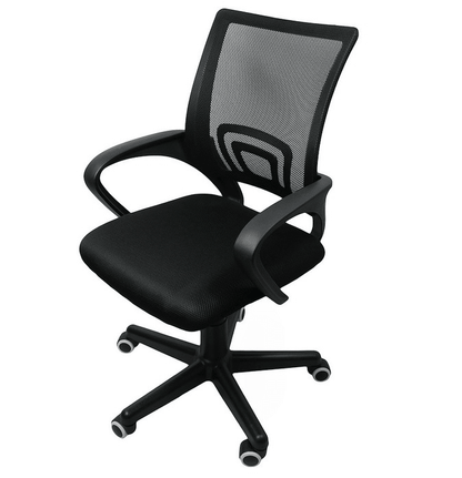 Scaun de birou ergonomic JRH, model Criro, Mesh, Negru, reglabil pe înălțime
