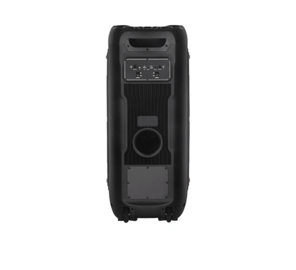 Boxă Portabilă JRH Party3000 – 800W, 2 Difuzoare de 12”, Full LED Dinamic, 2 Microfoane Wireless + Telecomandă