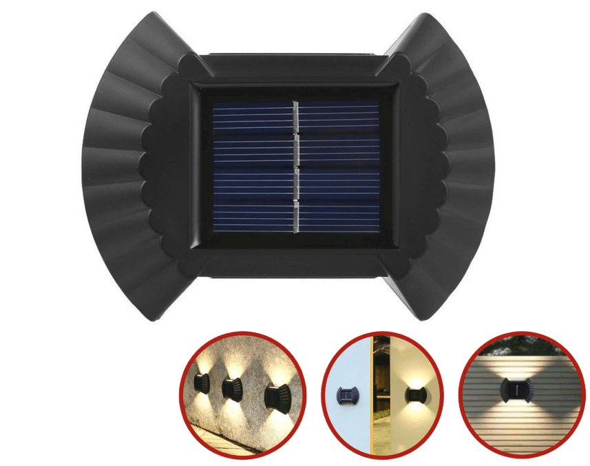 Lampa Solar birdirectuionale scoica – ALB CALD