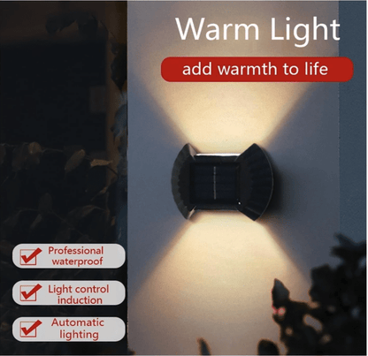 Lampa Solar birdirectuionale scoica – ALB CALD