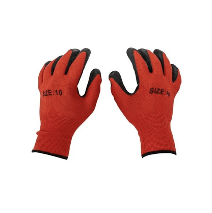 Manusi de protectie acoperite cu latex, marimea 10