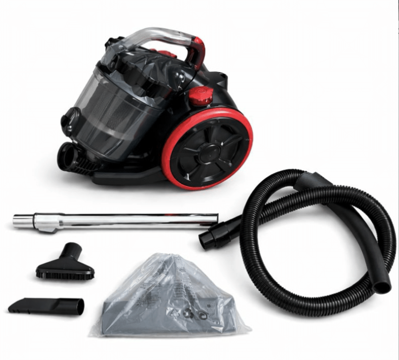 Aspirator electric cu fir fără sac 800W, capacitate 2L, cu accesorii incluse
