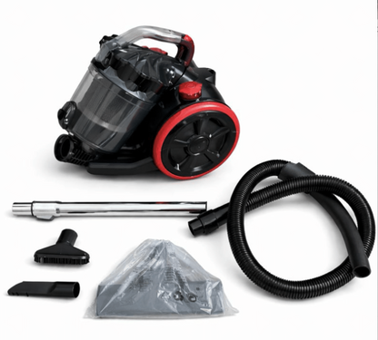 Aspirator electric cu fir fără sac 800W, capacitate 2L, cu accesorii incluse