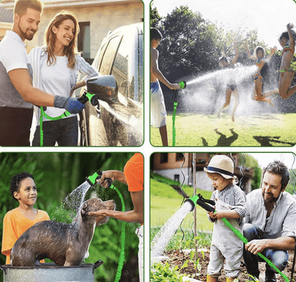 Furtun de Gradina Extensibil de 30 metri cu toate accesoriile pentru stropit incluse