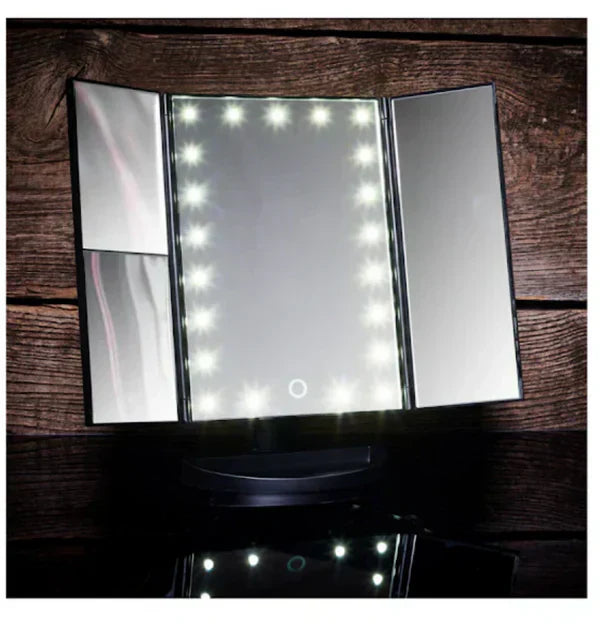 Produs unic  Oglinda cosmetica LED extensibila, buton tactil