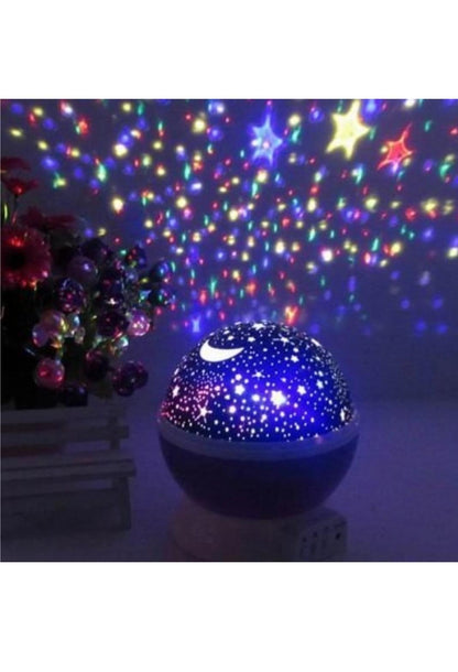 Lampa De Veghe Cu Proiector ,Cu Stele Si Luna, bluetooh